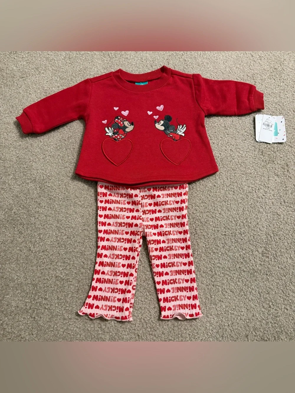 Disney Baby Girl 0-3, 3-6 Months Minnie, Mickey, Princesses Nemo Lot of 4